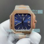 Swiss 9015 TWF New Patek Philippe CUBITUS 5821 Rose Gold Two-tone Stainless Steel 